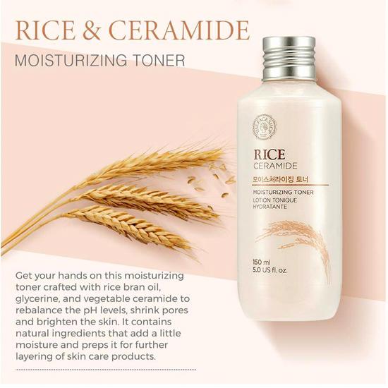 The Face Shop Rice Ceramide Moisturuzing Toner 150ml