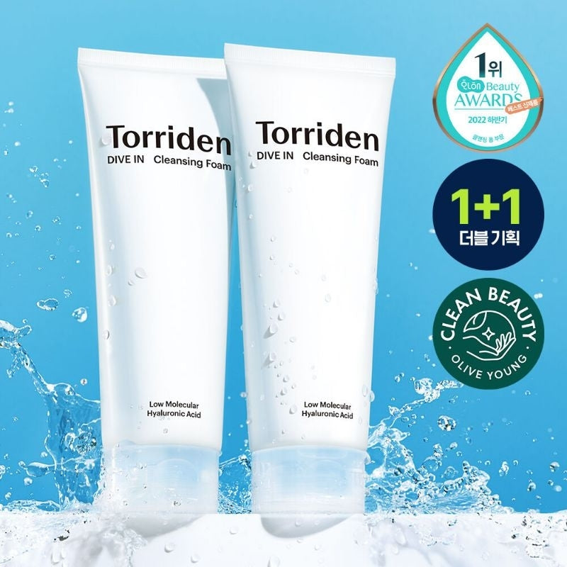 Torriden DIVE-IN Low Molecular Hyaluronic Acid Cleansing Foam 150ml