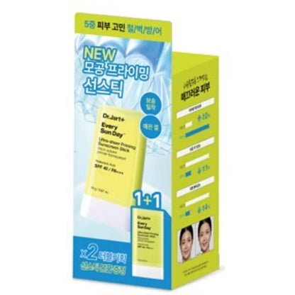 Dr.Jart+ Every Sun Day Ultra-Sheer Priming Sun Stick 19g (Single/Set)