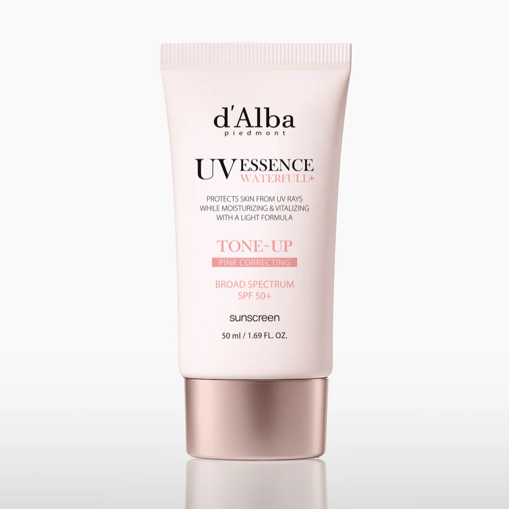 d'Alba Waterful Tone Up Sun Cream SPF50+PA++++ 50ml - Pink Correcting