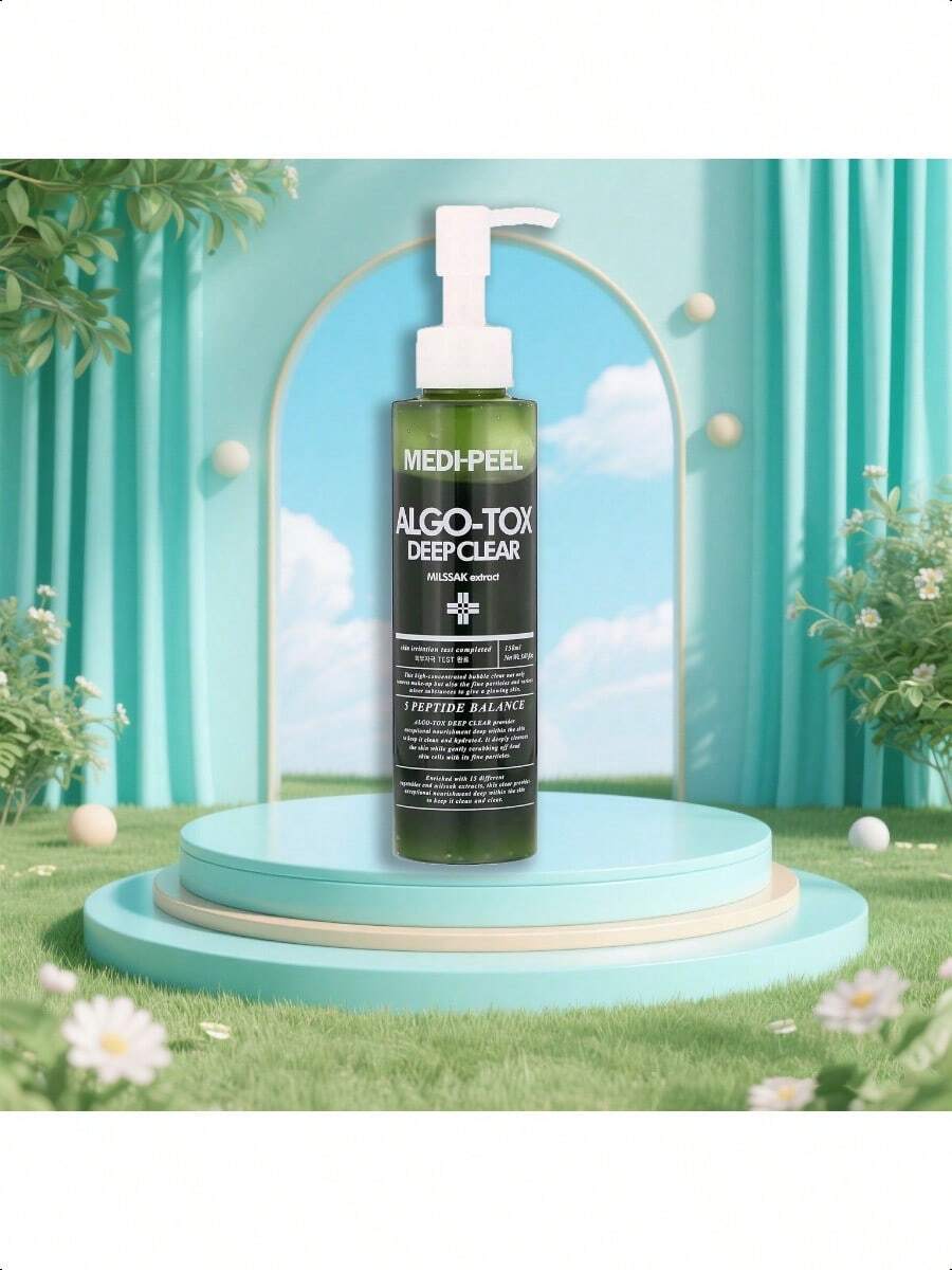 Medipeel Deep Clear Facial Cleanser 5.07 Fl Oz / 150ml | 5 Peptide Balance Facial Cleanser, Vegetable Extracts, High Concentrated | Korean Skincare, For Sensitive Skin