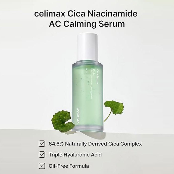 CELIMAX The Real Cica Niacinamide AC Calming Serum 40ml