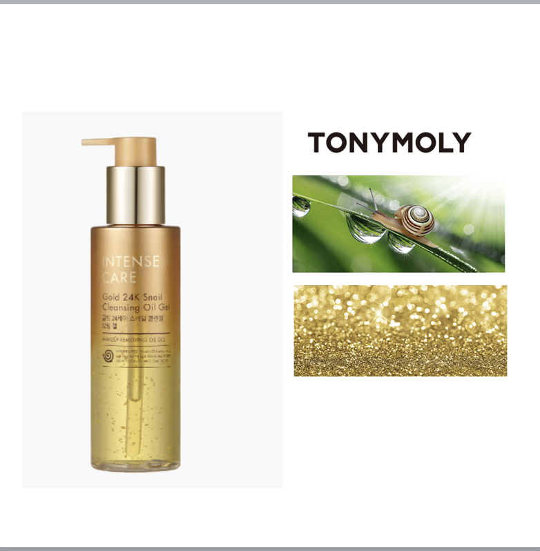 [TONYMOLY ] Intense Care Gold 24K Snail Cleansing Oil Gel 190ml