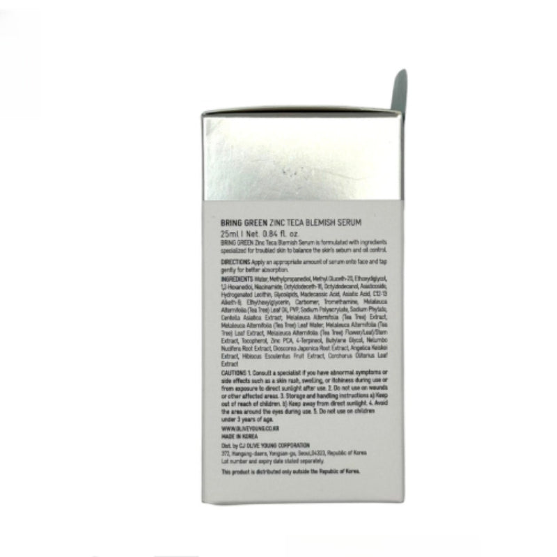 Bring Green Zinc Teca Blemish Serum 25ml
