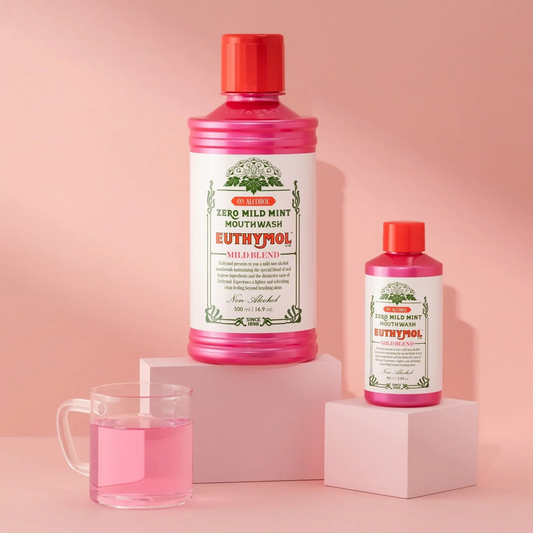 EUTHYMOL New Zero Alcohol Mild Mint Mouthwash 500ml