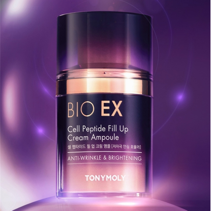 Tonymoly Bio EX Cell Peptide Fill Up Cream Ampoule 50ml + Refill 30ml