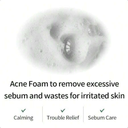Farmstay Tea Tree Biome Low PH Calming Cleanser 180ml - Daily Facial Cleanser For Sensitive Skin, Korean Skin Care, Hydrating And Soothing Face Skin, Acne Free Cleansing Foam, Gentle Facial Cleanser, For
