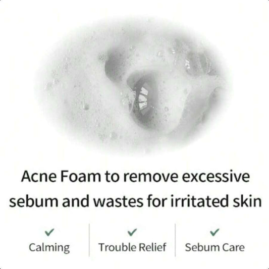 Farmstay Tea Tree Biome Low PH Calming Cleanser 180ml - Daily Facial Cleanser For Sensitive Skin, Korean Skin Care, Hydrating And Soothing Face Skin, Acne Free Cleansing Foam, Gentle Facial Cleanser, For