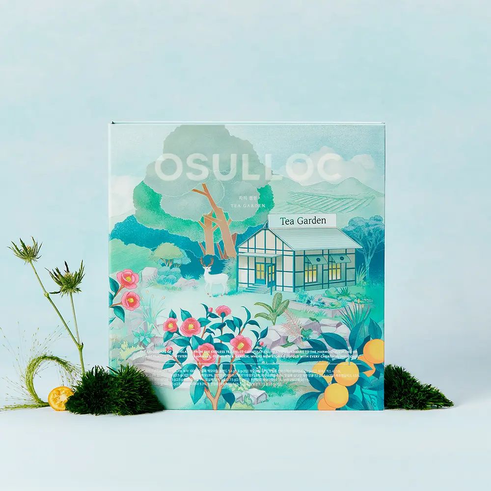 OSULLOC Tea Garden Gift Set, 9 Assorted Jeju Tea Bags