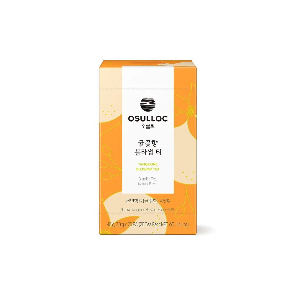 OSULLOC Tangerine Blossom Tea 2g×20 Tea Bags 40g