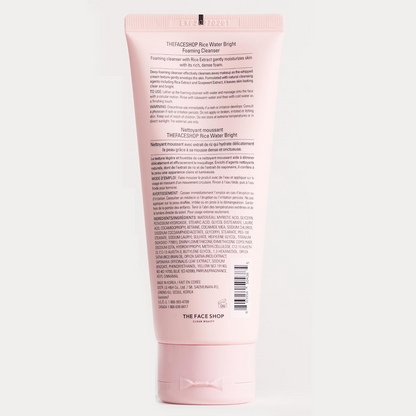 THE FACE SHOP Rice Water Bright Foaming Cleanser 160ml