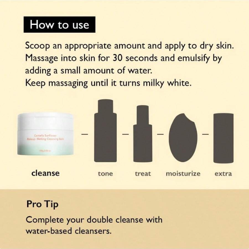 HaruHaru Wonder Centella Sunflower Makeup-Melting Cleansing Balm 100g