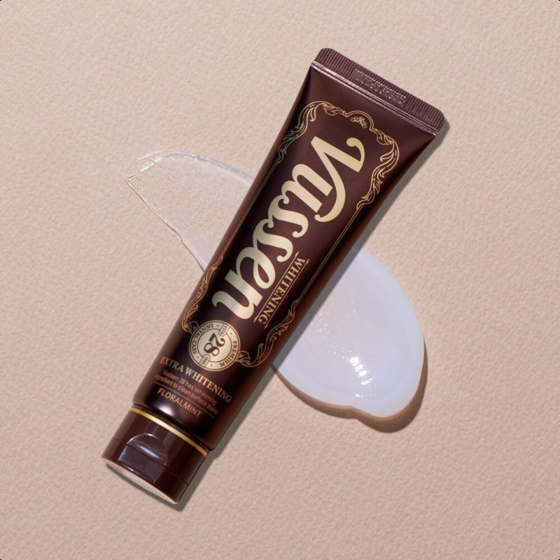 VUSSEN 28 Teeth Whitening Gel, Floral Mint Flavour 80g