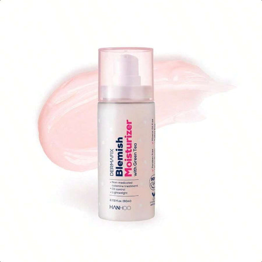 DermaFix Blemish Moisturizer, 2.02 Fl . Oz. 60ml, With Calamine, Green Tea, And Aloe, Lightweight Daily Facial Moisturizer, For Oily, Acne-Prone Skin, Moisturizer For Acne Regimen, Korean Skincare