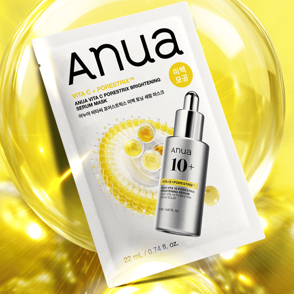 Anua Vita C Porestrix Brightening Serum Mask 22ml*6PCS