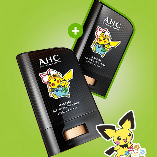 AHC Masters Air Rich Sun Stick SPF50+ PA++++ 22g [Olive Young Pokemon Double Planning Set]
