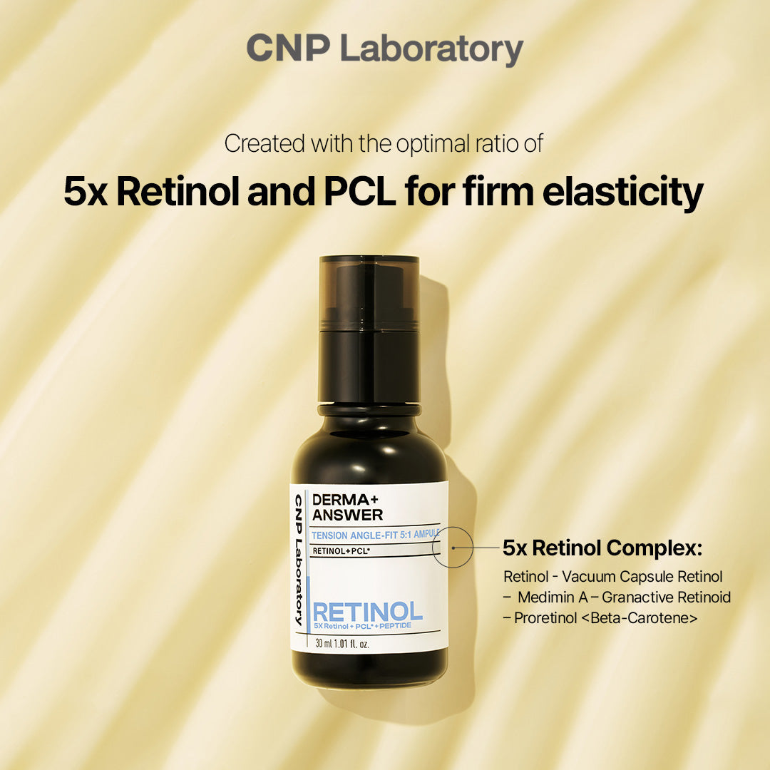 CNP Derma+ Answer Tension Angle-fit 5:1 Retinol Ampule-Regeneration, Tightening, Anti-Ageing