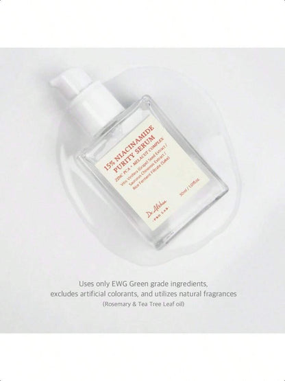 Dr. Althea 15% Niacinamide Purity Serum - 15% Niacinamide Included(30ml),Overall Skintone And Texture Improvement, Pore Care, Serum Control With Zinc. Vegan Formula, Korean Skincare