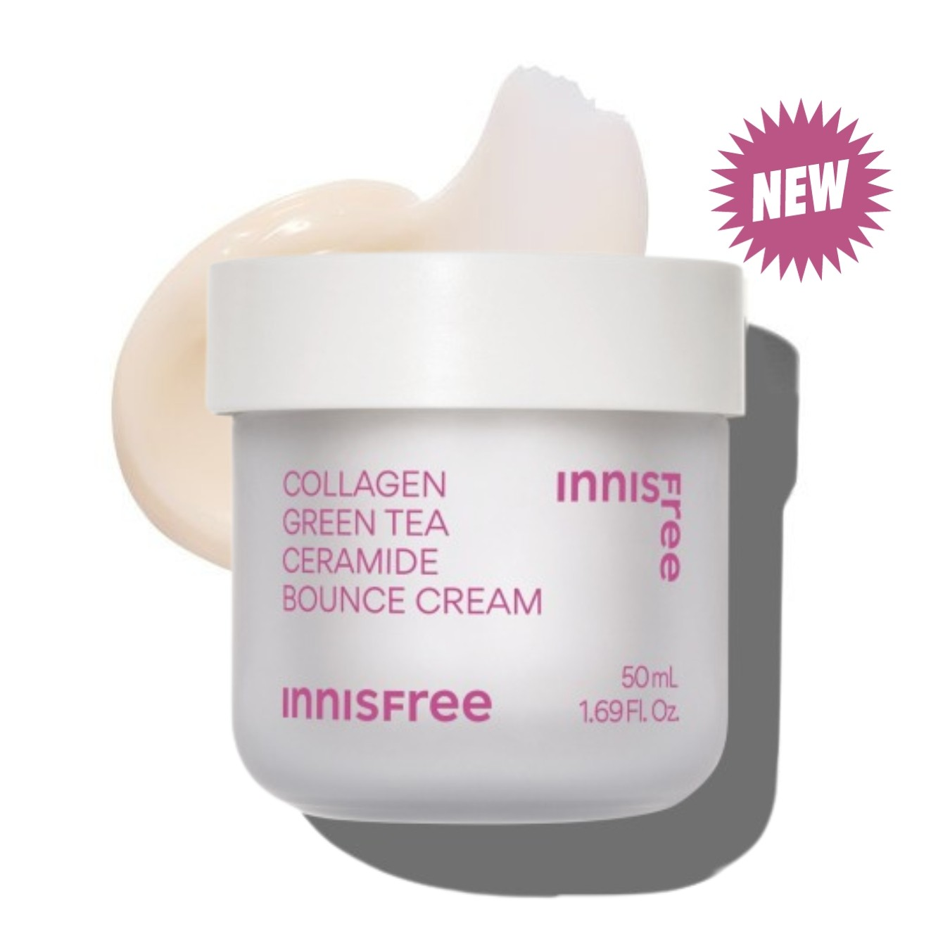 Innisfree Collagen Green Tea Ceramide Bounce Cream 50ml