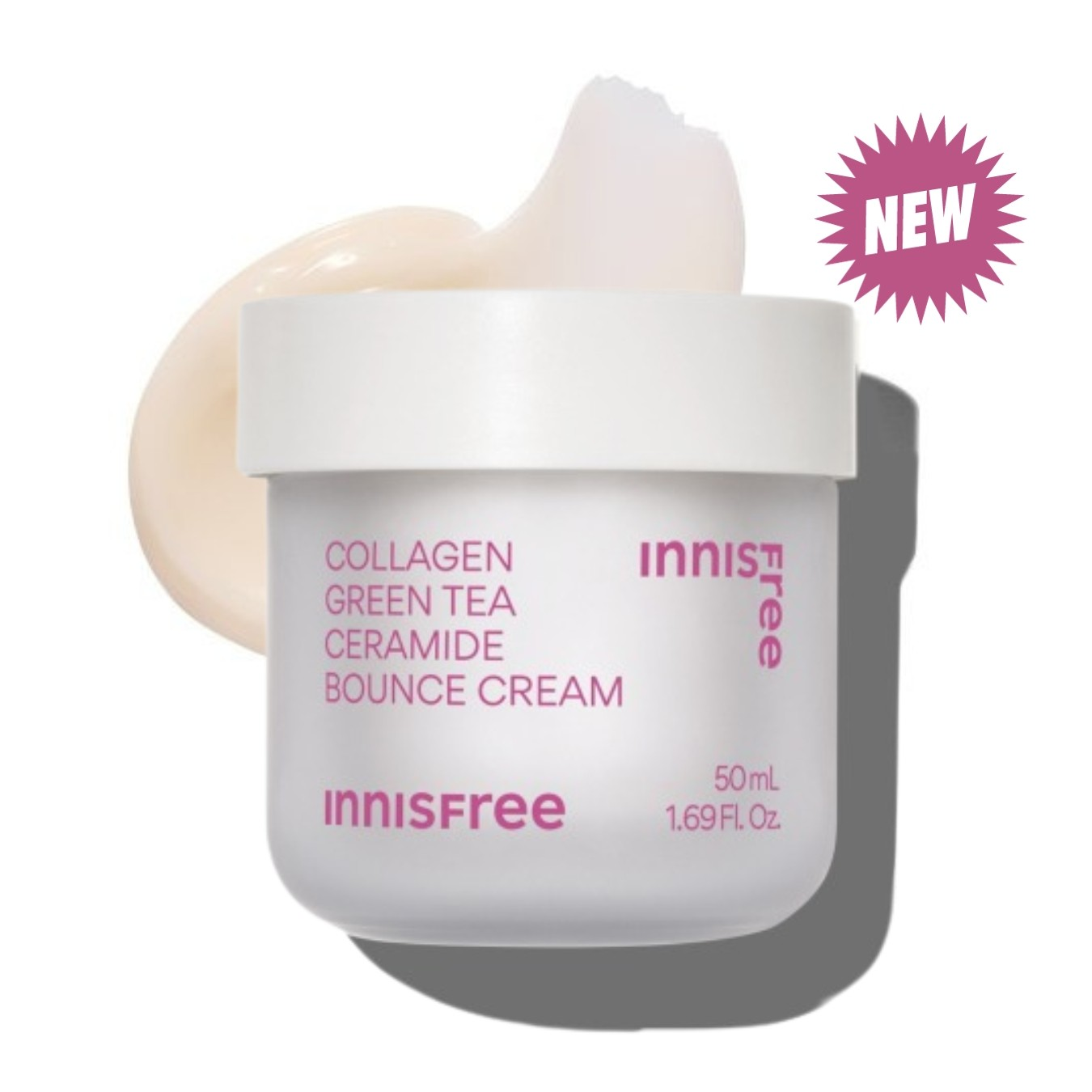 INNISFREE Collagen Peptide Firming Ampoule Cream/ Collagen Green Tea Ceramide Bounce Cream