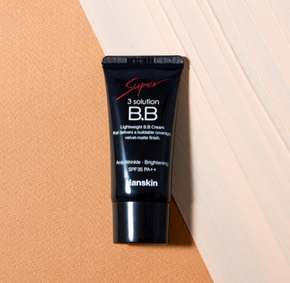 HANSKIN Super 3 Solution BB Cream SPF35 PA++ Anti Aging Smoothing Skin K beauty/30ml