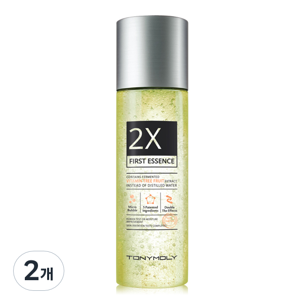 Tony Moly 2X First Essence 200ml - Double Ferment Hydration & Radiance Booster for All Skin Types