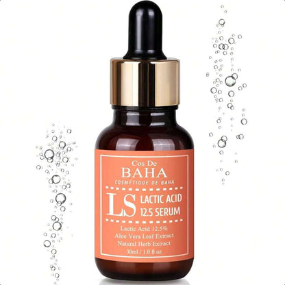 Cos De BAHA Lactic Acid 12.5% Hydrating Serum With Botanical Extracts 30ml