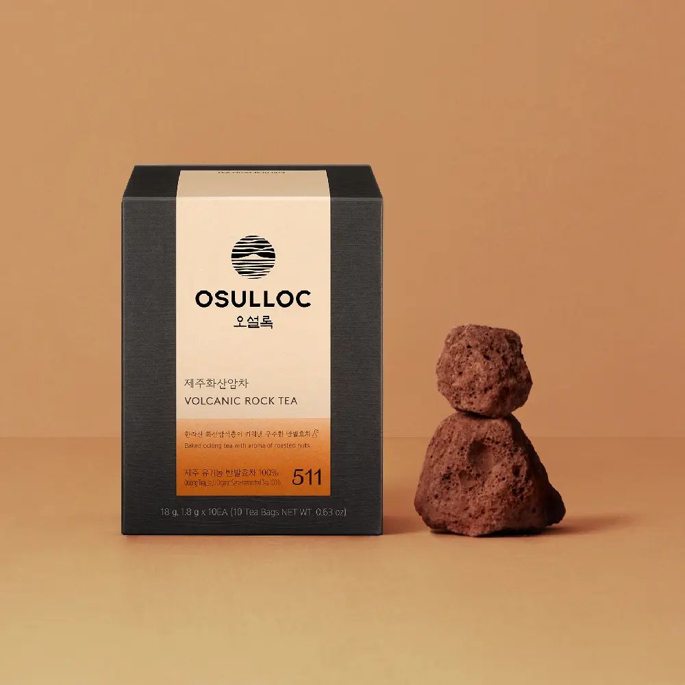 OSULLOC Volcanic Rock Tea, 1.8g×10 Tea Bags 18g