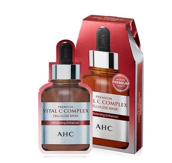 Целлюлозная маска AHC Premium Vital C Complex 27 мл x 5 штук