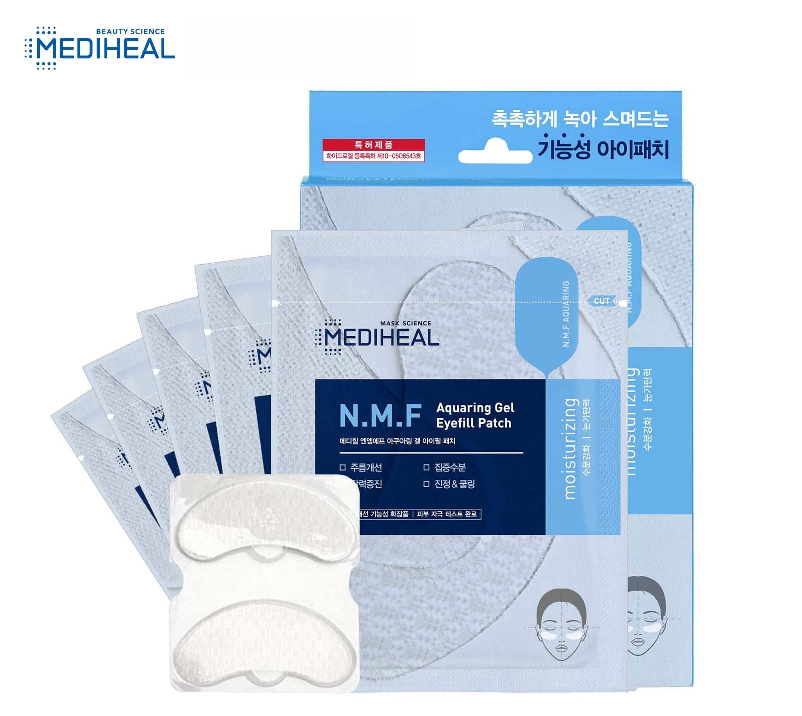 Mediheal N.M.F (NMF) Aquaring Gel Eyefill Eye Patch 1pcs