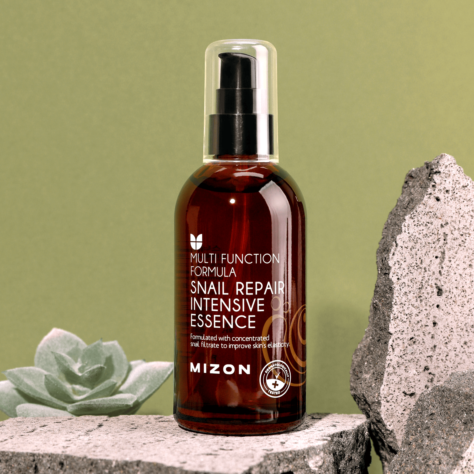 Mizon Snail Repair Intensive Essence 100ml - Intensive Moisturizing and Skin Repair for Youthful Radiance, Boosts Hydration and Elasticity, Suitable for all skin types