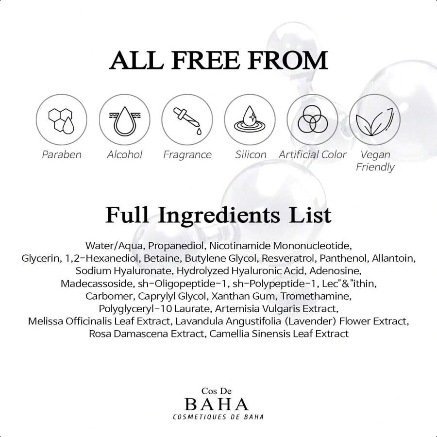 Cos De BAHA NMN 10% Serum With Peptide 30ml