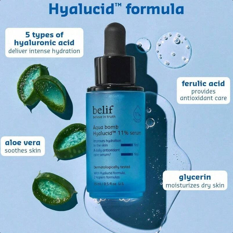 belif Aqua Bomb Hydrating Hyalucid™ 11% Serum,15ml/0.50fl.oz