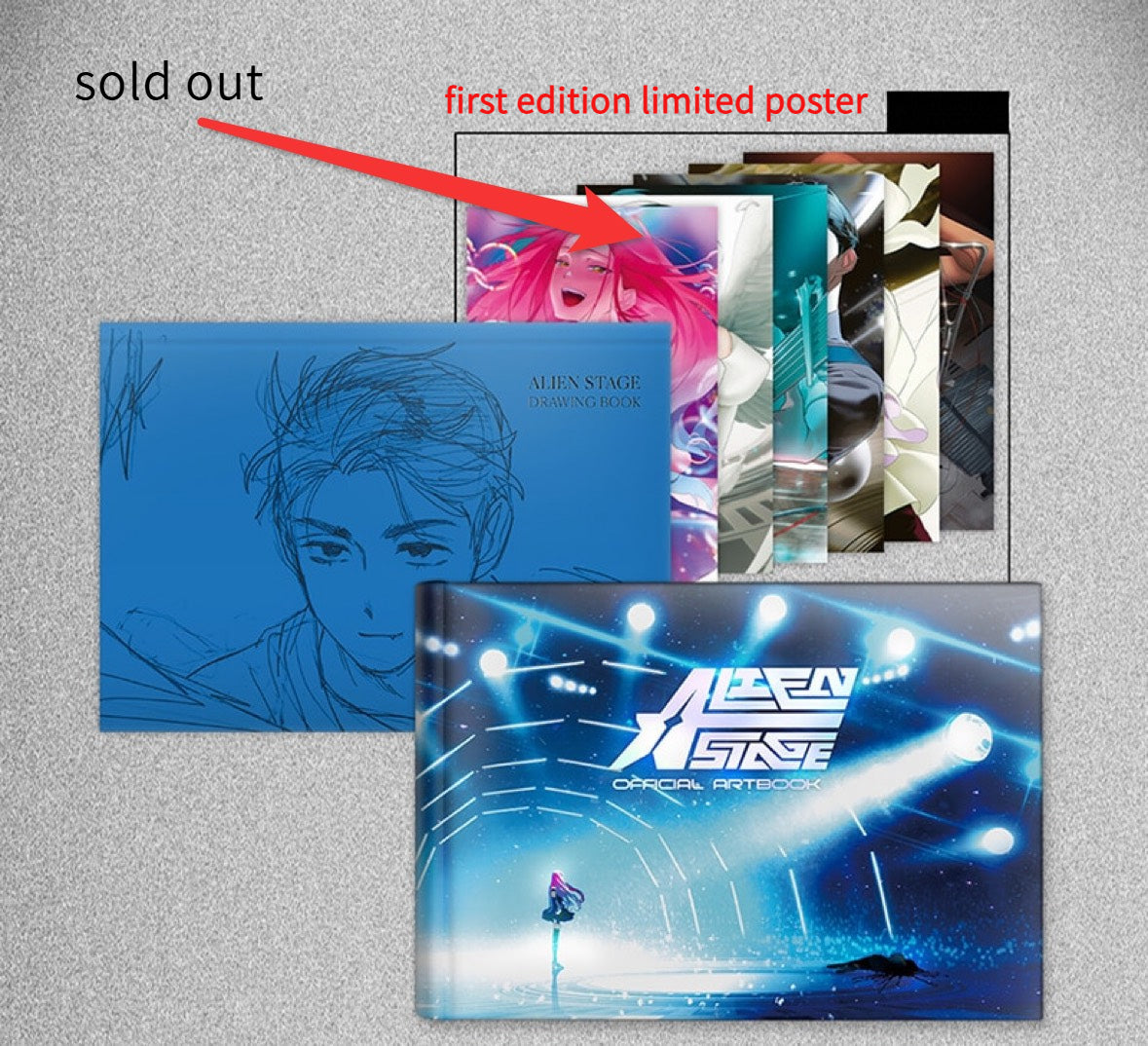 Alien Stage Official Artbook (Separate Shipping Cost)(It is suitable for countries with low shipping costs such as Southeast Asia and Japan)