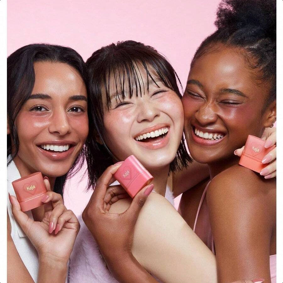 Kaja Cheek & Lip - Dewy Bar 06 Grapefruit Gelato 10g/0.35 Oz | Creamy Blusher And Balm Multi-Stick | Infused With 45% Moisturizing Oil