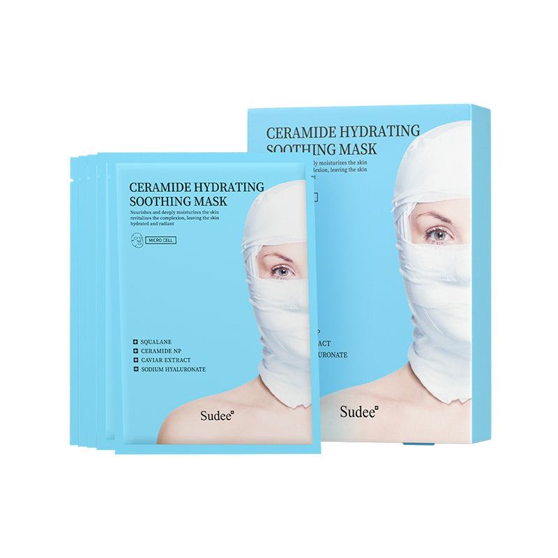 SUDEE Brighten and Moisturizing Facial Masksheet Whitening Hydrating and Brightening - Blue