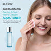 KLAVUU Blue PEARLSATION ONE Day 8 Cups Marine Collagen Aqua Toner 140ml/4.73 Oz - Deeply Hydrating & Soothing For Skin Radiance