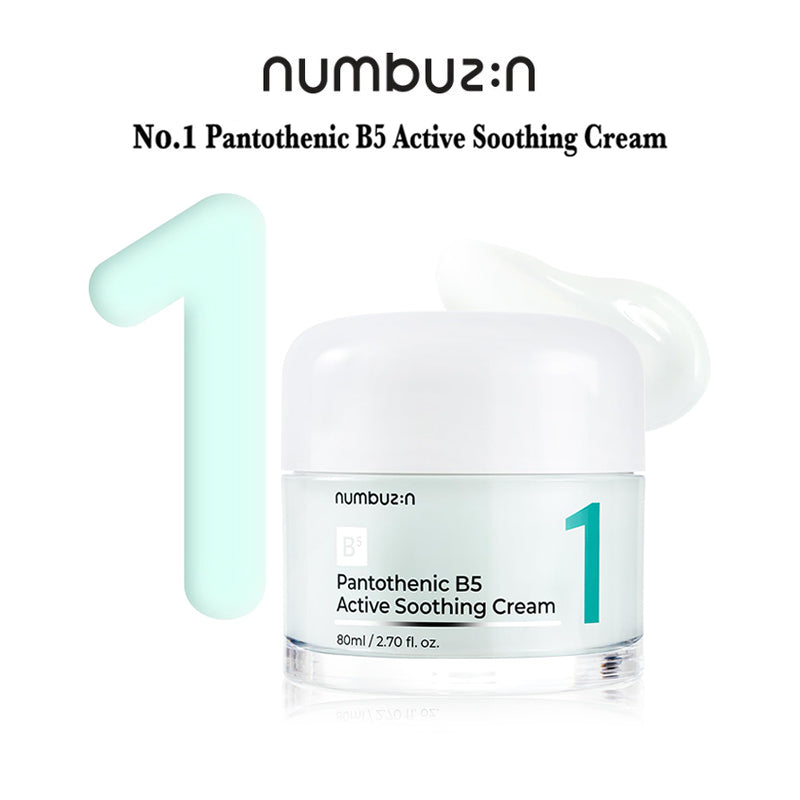 Numbuzin No.1 Pantothenic B5 Active Soothing Cream 80ml