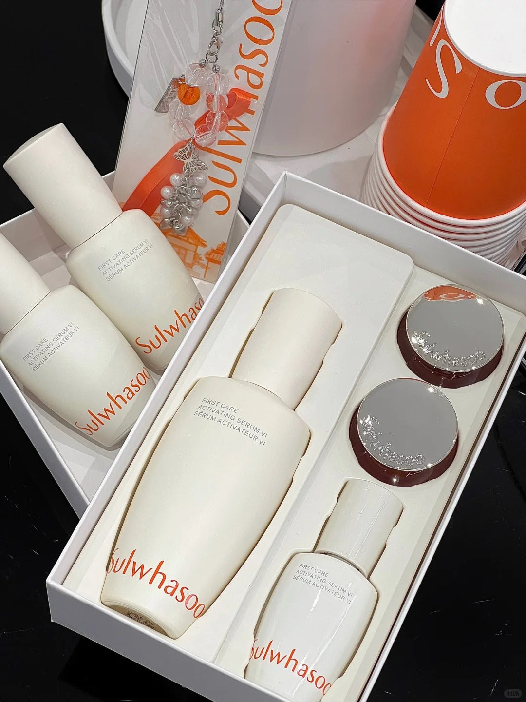 Sulwhasoo First Care Activating Serum 90ml+15ml + Concentrated Ginseng Renewing Cream 5*2ml Set