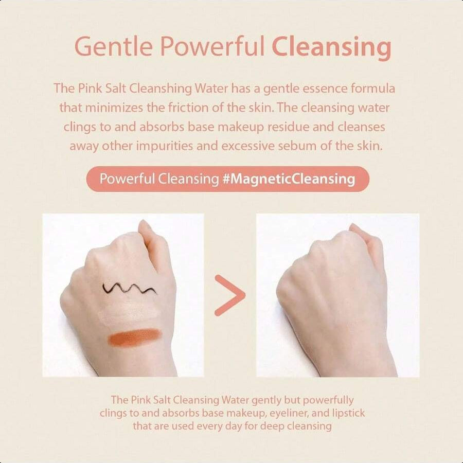 Blithe Anti Polluaging Cleansing Water With Himalayan Pink Salt - Water Based Cleanser Korean,Make Up Removers 8.4 Fl Oz