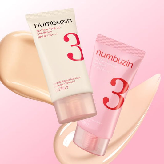 Numbuzin No.3 No Filter Tone Up Sun Serum SPF50+PA++++ 50ml