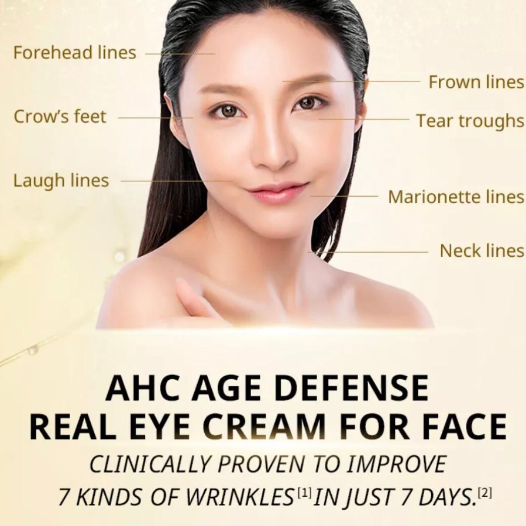 AHC | Korea Age Defense Eye Cream For Whole Face With Real Gold 40ml