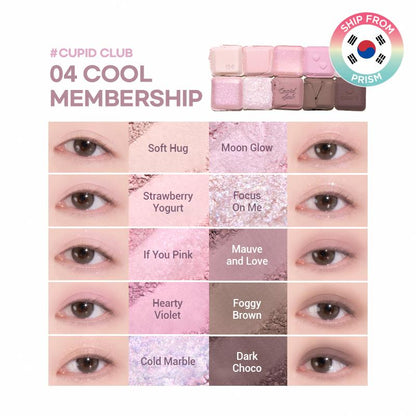 lilybyred Mood keyboard eye shadow palette 10.5g 8colors