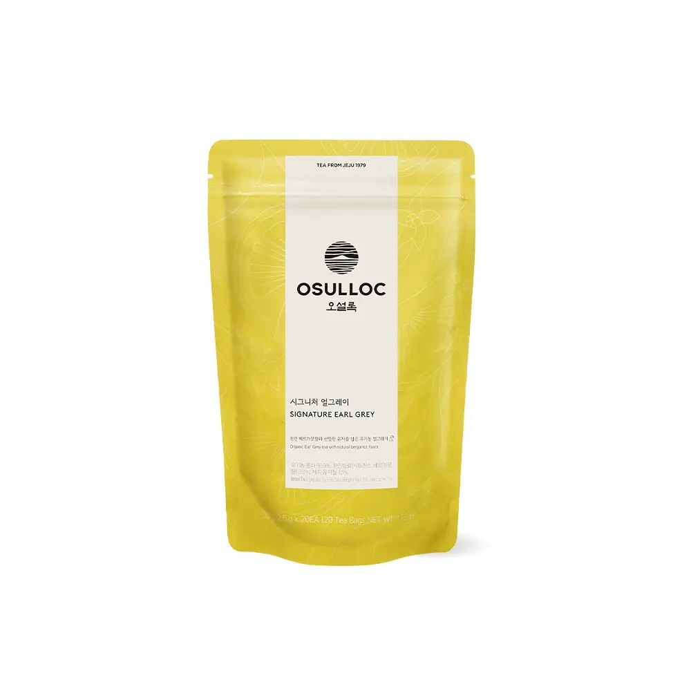 OSULLOC Signature Earl Grey Tea Bags, 20 Counts