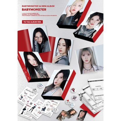 BABYMONSTER 1st MINI ALBUM [BABYMONS7ER] YG TAG ALBUM VER. [Random Version]