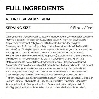 Skin&Lab Retinol Repair Serum 30ml/1.01 Oz