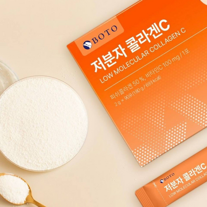 [Boto] Low Molecular CollagenC Korean Collagen 180g(2g*90T) Flis Collagen / Hyaluronic acid / Mixed Probiotic Powder / Korean Collagen