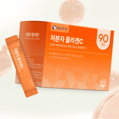 [Boto] Low Molecular CollagenC Korean Collagen 180g(2g*90T) Flis Collagen / Hyaluronic acid / Mixed Probiotic Powder / Korean Collagen