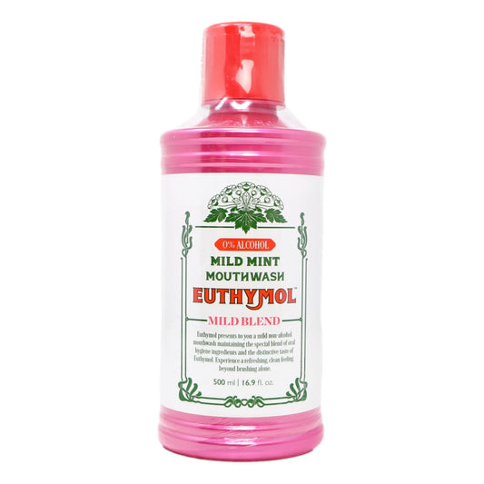 EUTHYMOL New Zero Alcohol Mild Mint Mouthwash 500ml