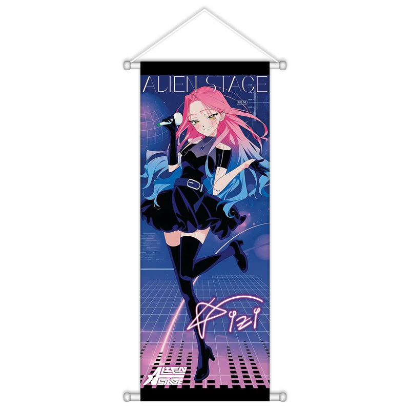 Alien Stage Karmic Angel Wall Art Canvas, Anime Poster for Bedroom Decor